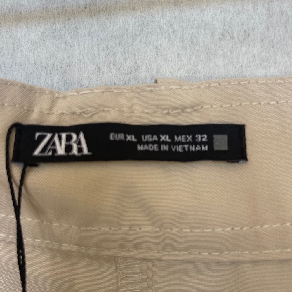 NWT Zara Front Zip Midi Skirt sz XL - Picture 6 of 8